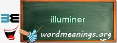 WordMeaning blackboard for illuminer